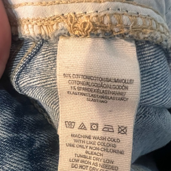 Free People Girlfriend Straight Leg Jeans Ankle Cropped Women's Size 30L 30 Long - Picture 13 of 14